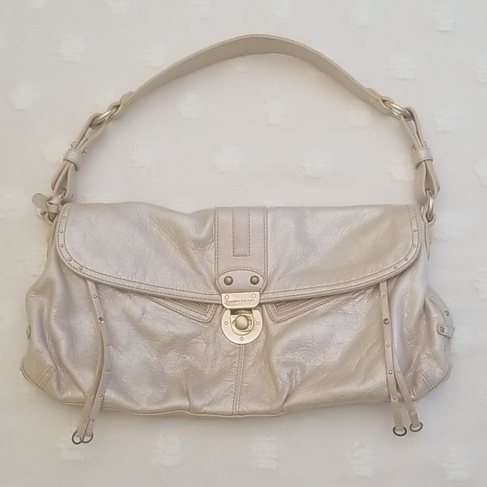 Hayden Harnett Lorca Handbag in MOONBEAM